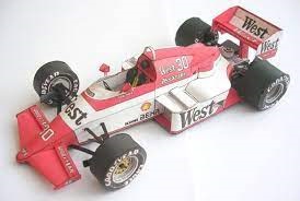 Papierový model Formula F1 Zakspeed 841