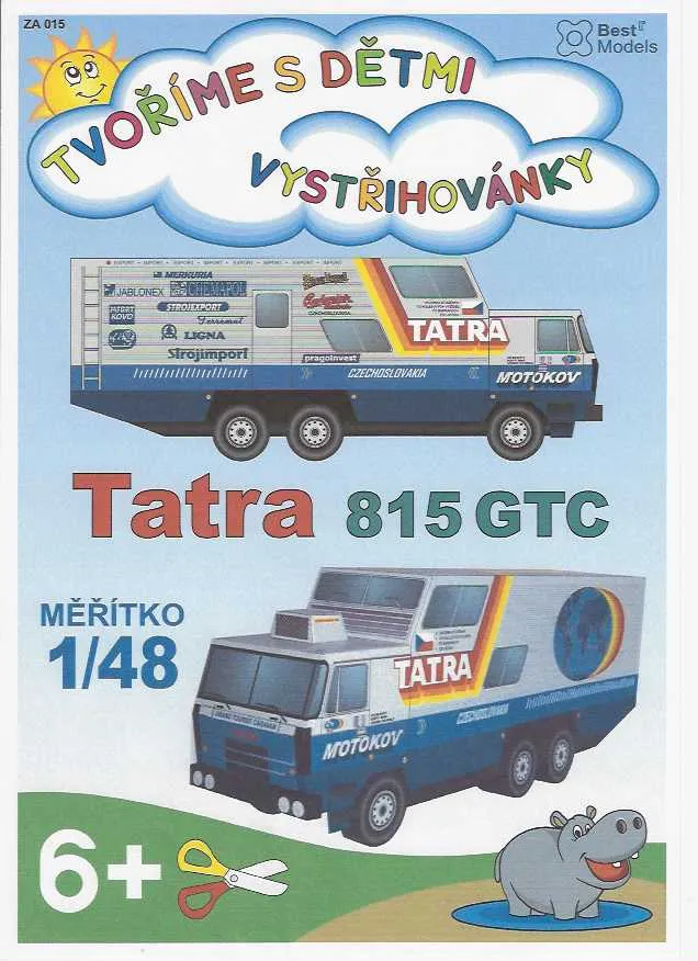 Papierový model - Tatra 815 GTC okolo sveta