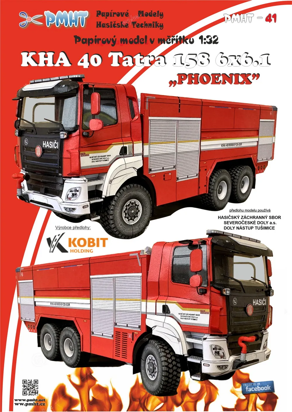 Papierový model - TATRA 158 6x6.1 KHA 40 Phoenix