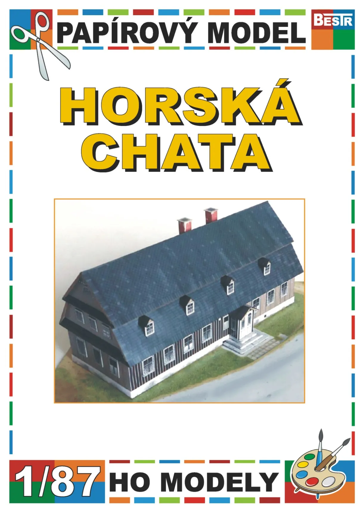 Papierový model - Horská Chata