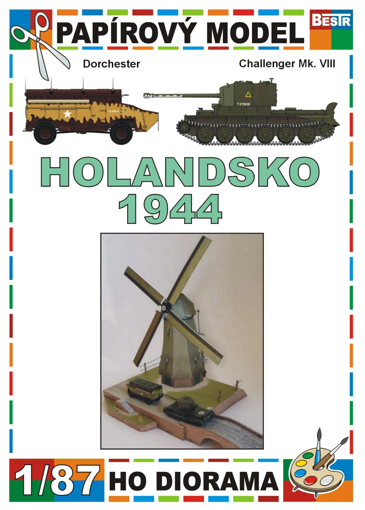 Papierový model - Holandsko 1944