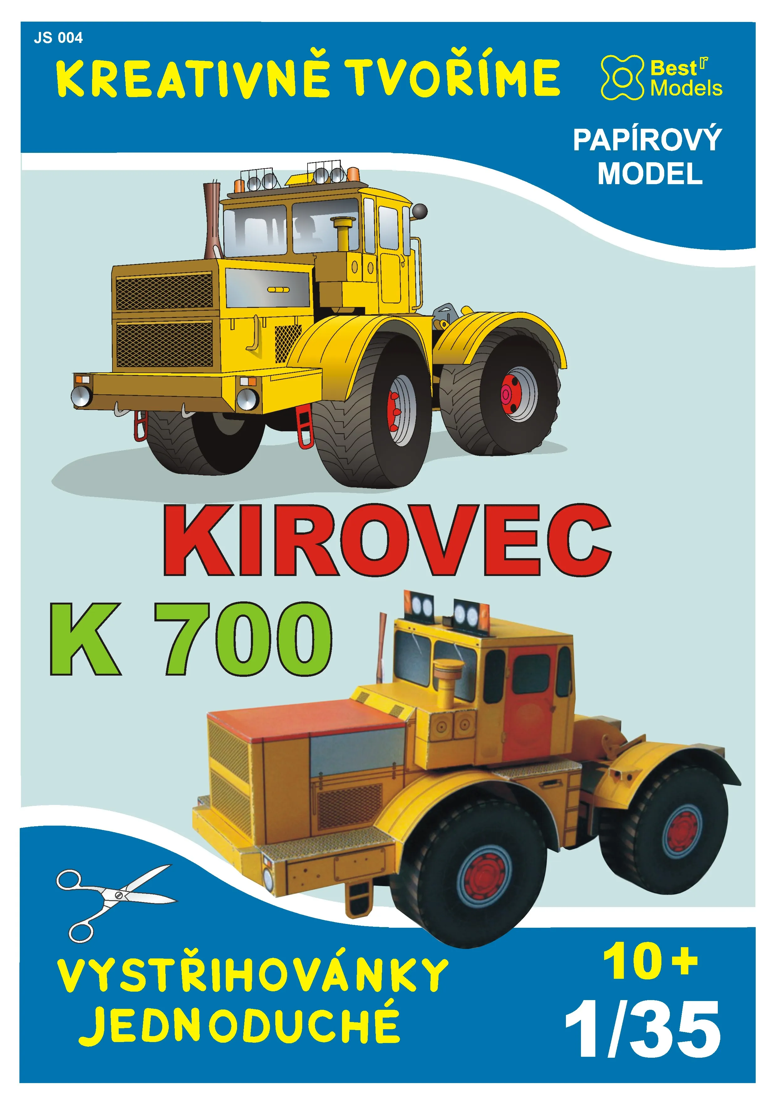 Papierový model - Kirovec K 700