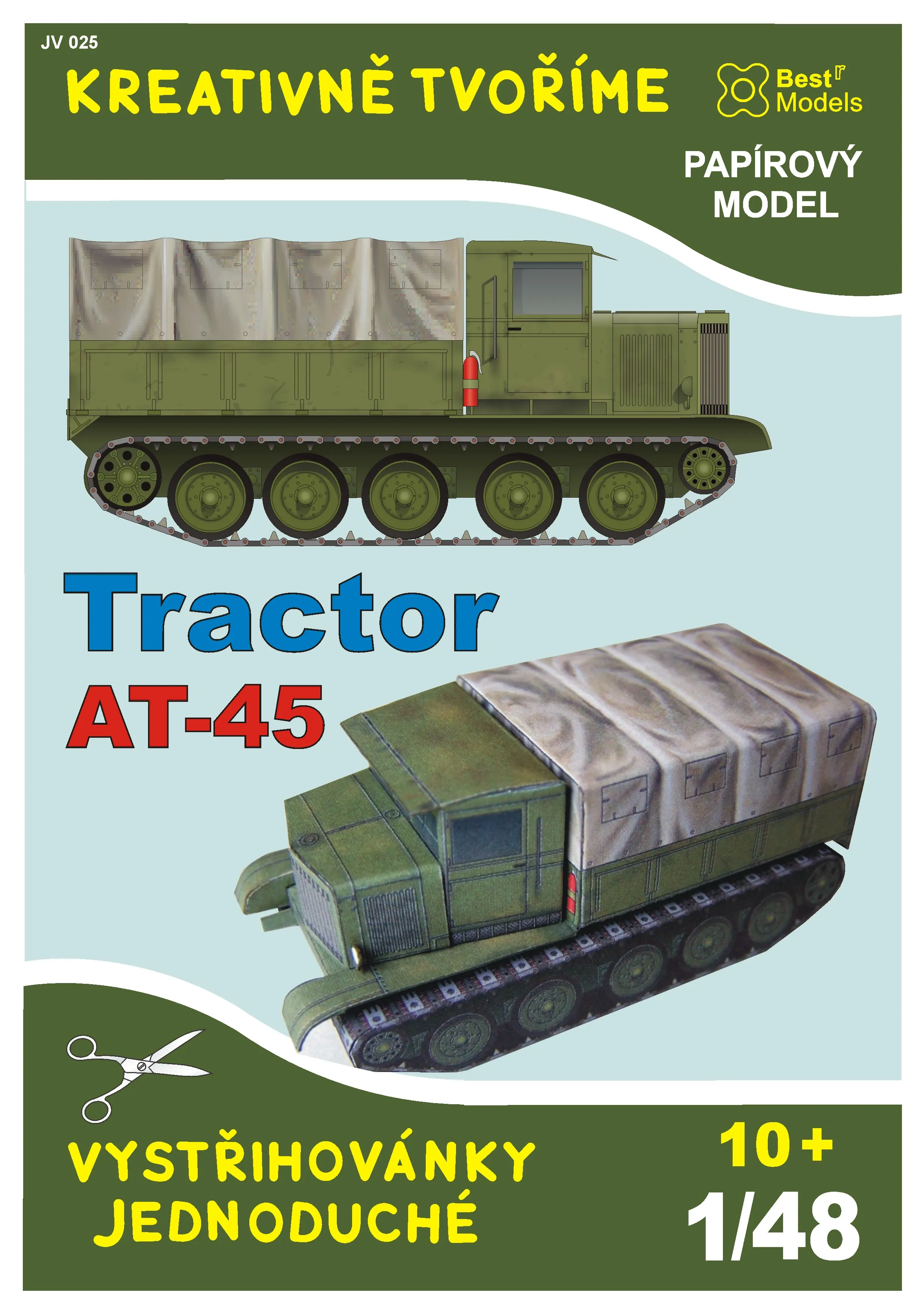 Papierový model - Tractor AT-45