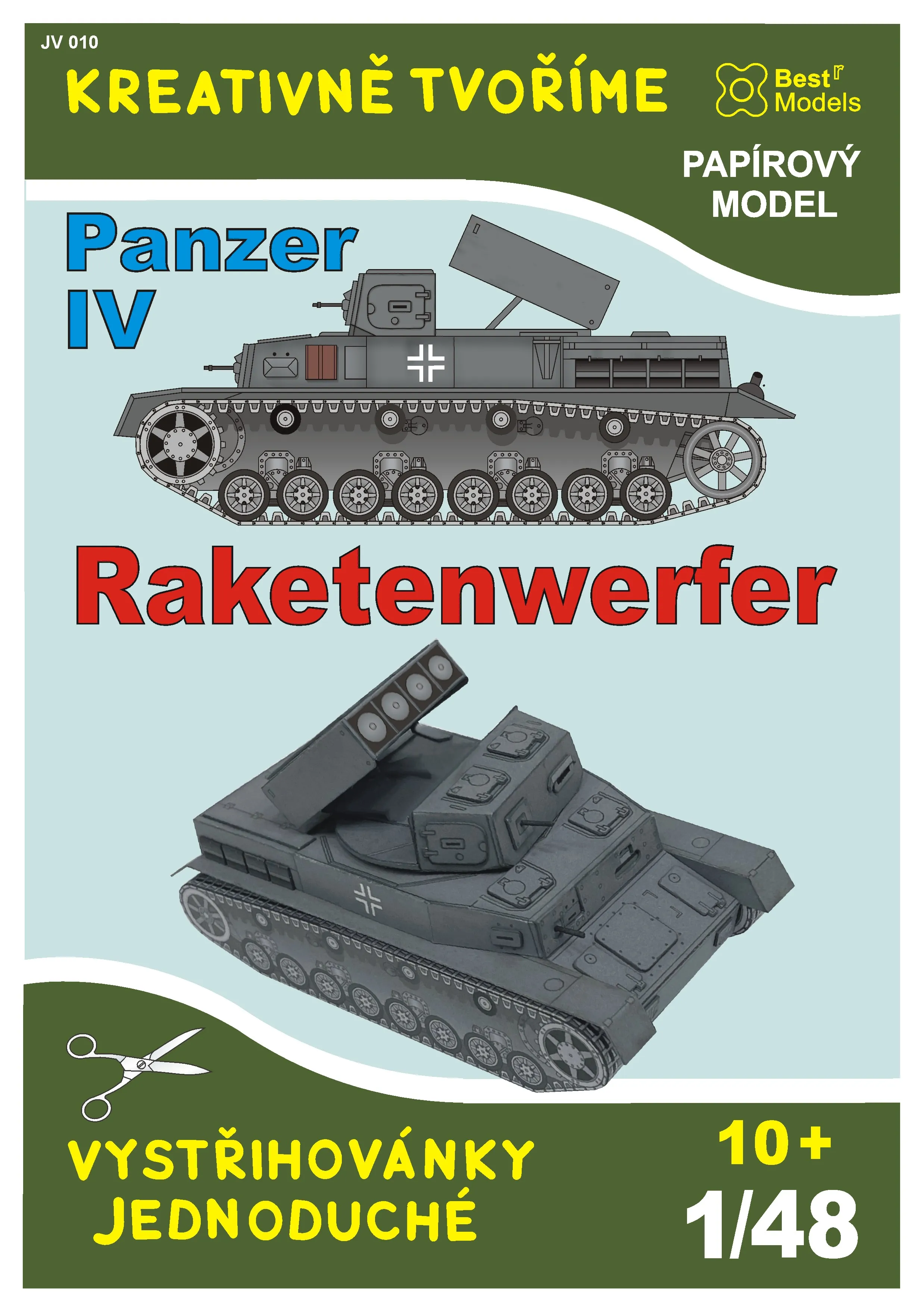 Papierový model - Panzer IV Raketenwerfer