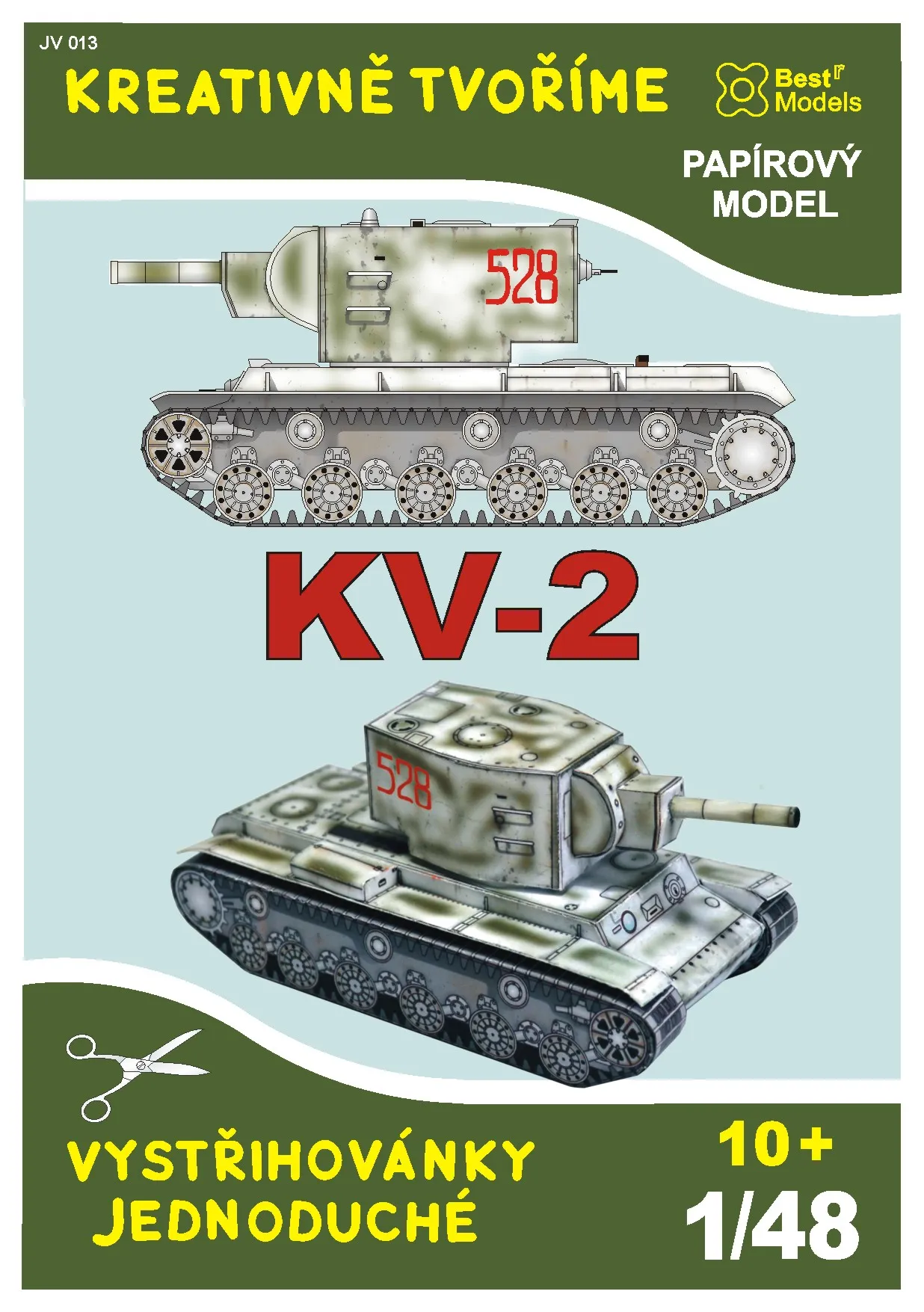 Papierový model - Tank KV-2