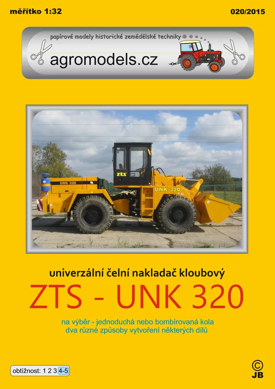 Papierový model Nakladač ZTS - UNK 320