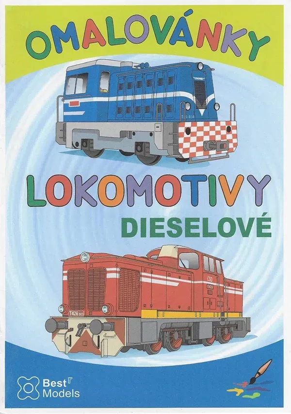 Omaľovánky Bestr A5 Dieselove lokomotívy