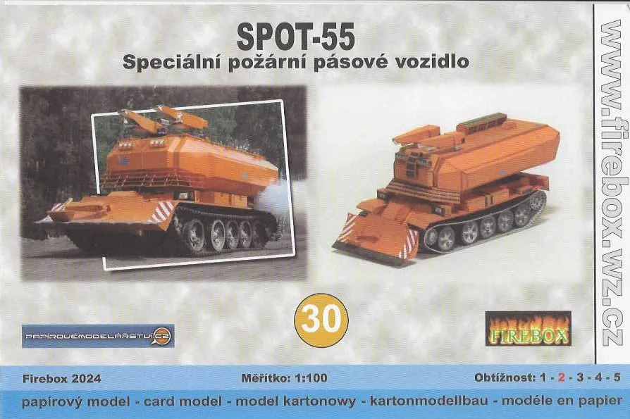 Papierový model - Spot 55 CO