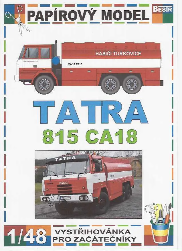 Papierový model - Tatra 815 CA18