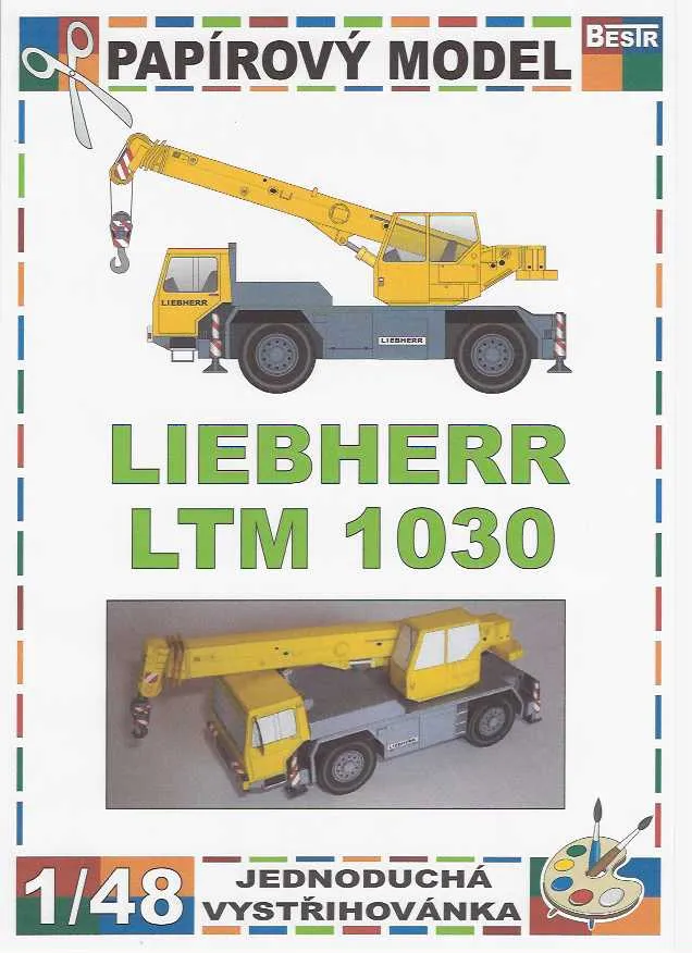 Papierový model - Liebherr LTM 1030