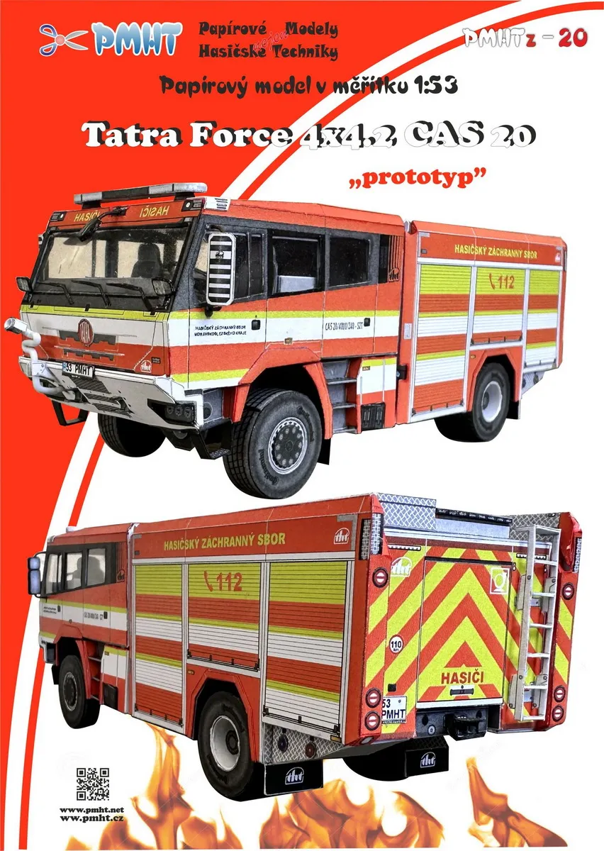 Papierový model - Tatra Force 4x4.2 CAS 20