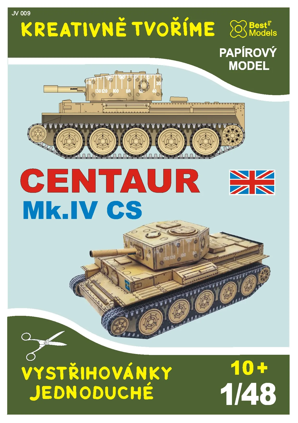 Papierový model - Centaur Mk.IV CS