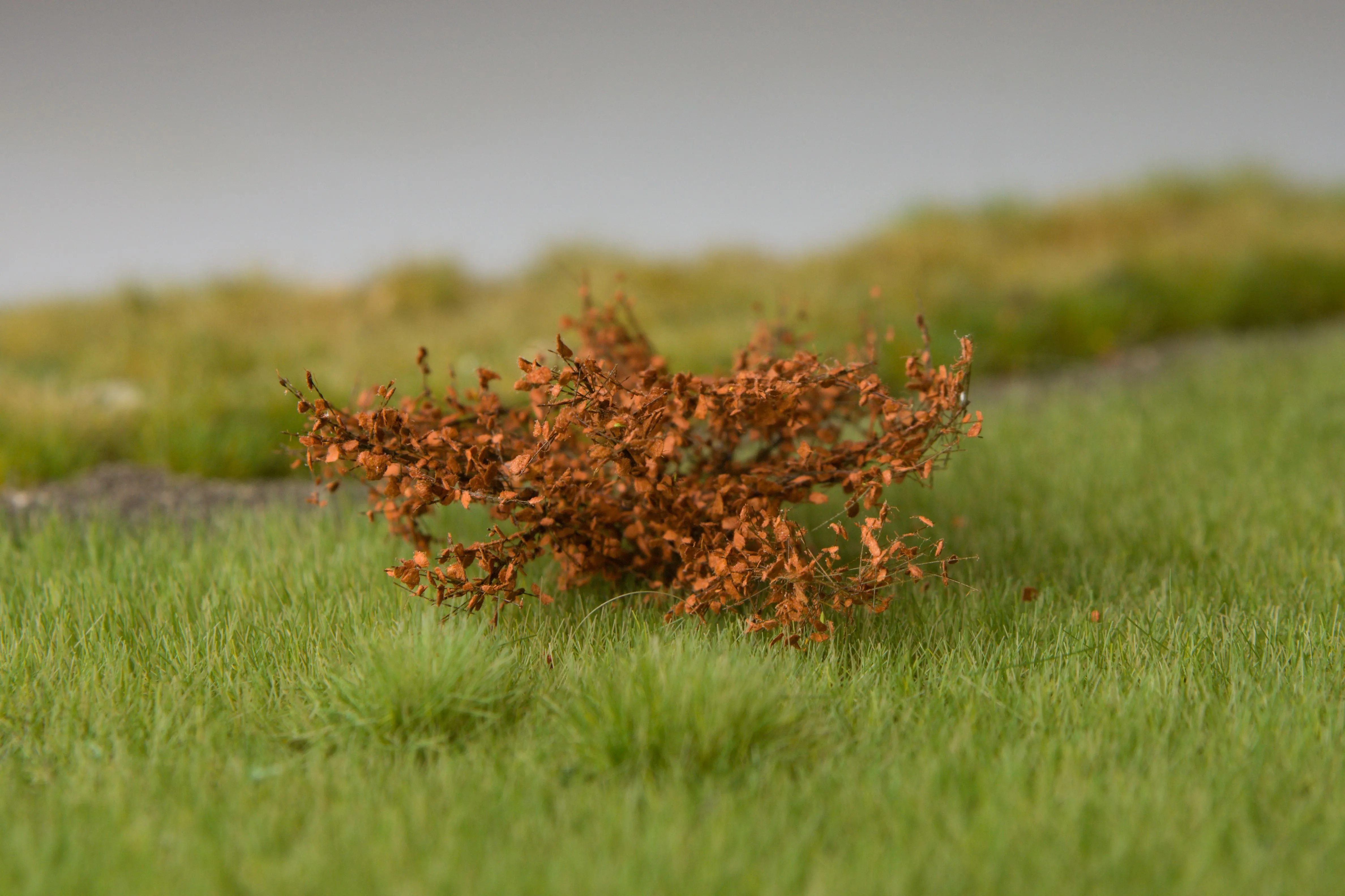 Modelový stromček Kríček suché lístie 2,5-3cm 6ks