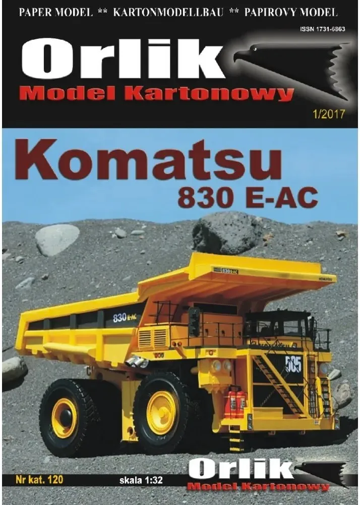 Papierový model - Komatsu 830 E-AC