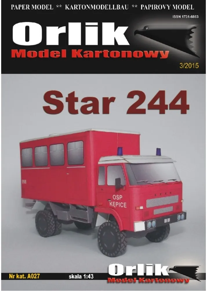 Papierový model - Star 244 Požiarnici