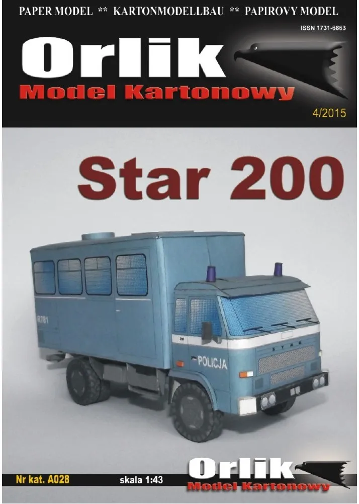 Papierový model - Star 200 polícia