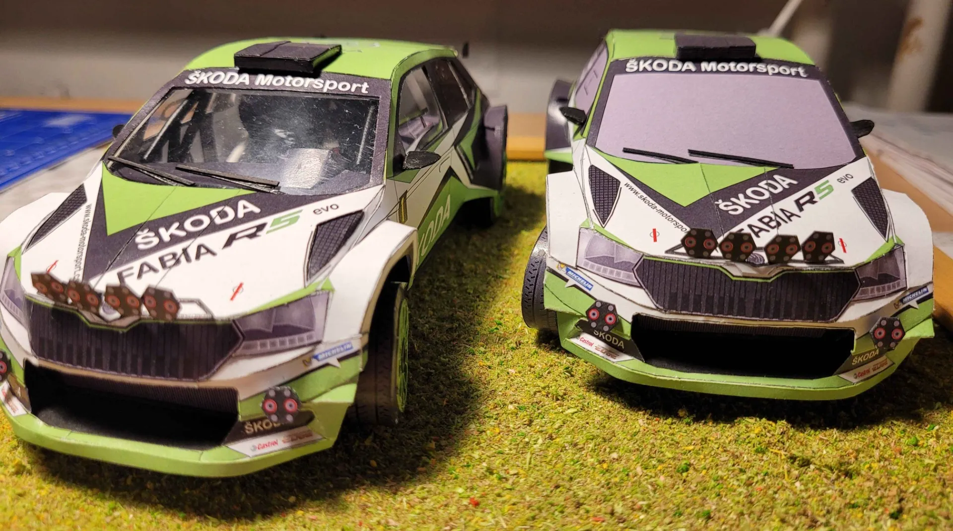 Papierový model Fabia Rally 2 Evo