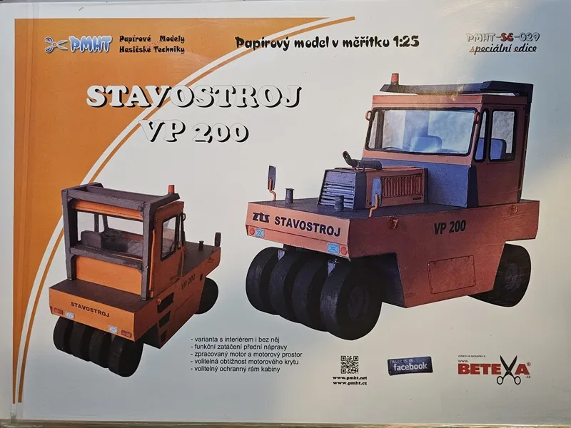 Papierový model - STAVOSTROJ VP 200 1:25