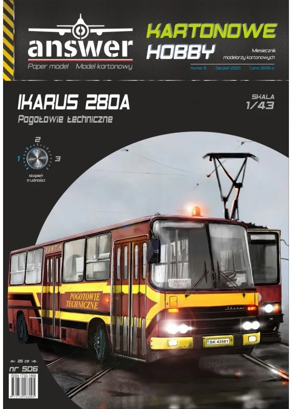 Papierový model - Ikarus 280A Pohotovostná služba