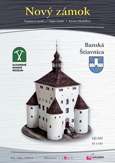 Papierový model Nový zámok – Banská Štiavnica