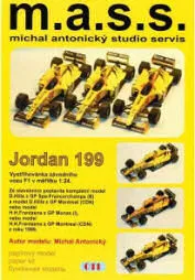 Papierový model Jordan 199 GP Belgicko 1999 + Laser