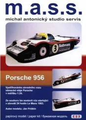 Papierový model Porsche 956 Team Porsche LM 1983