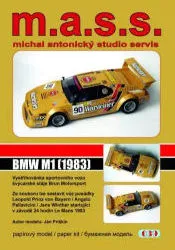 Papierový model BMW M1 Warsteiner LM 1983