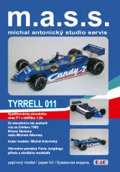 Papierový model TYRRELL 011 GP Belgium 1982 + Laser