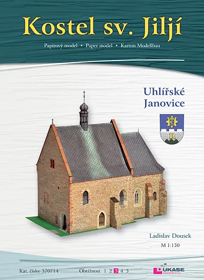 Papierový model Kostol sv. Jiljí – Uhlírské Janovice