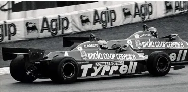 Papierový model Tyrrell 010 Ford - Michele Alboreto - San Marino GP 1981 + Laser