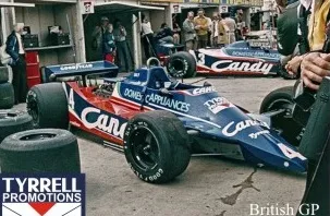 Papierový model Tyrrell 010 Ford - Derek Daly - British GP 1980