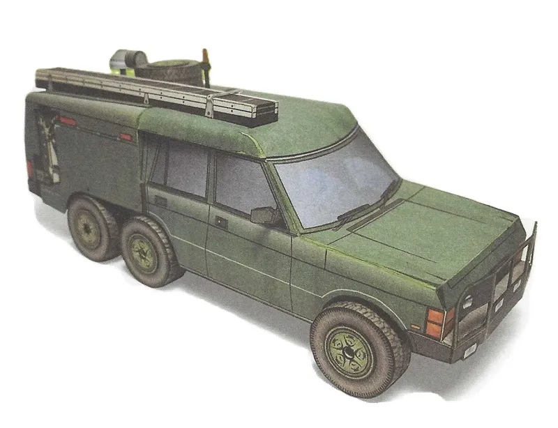 Papierový model Range Rover TACR2